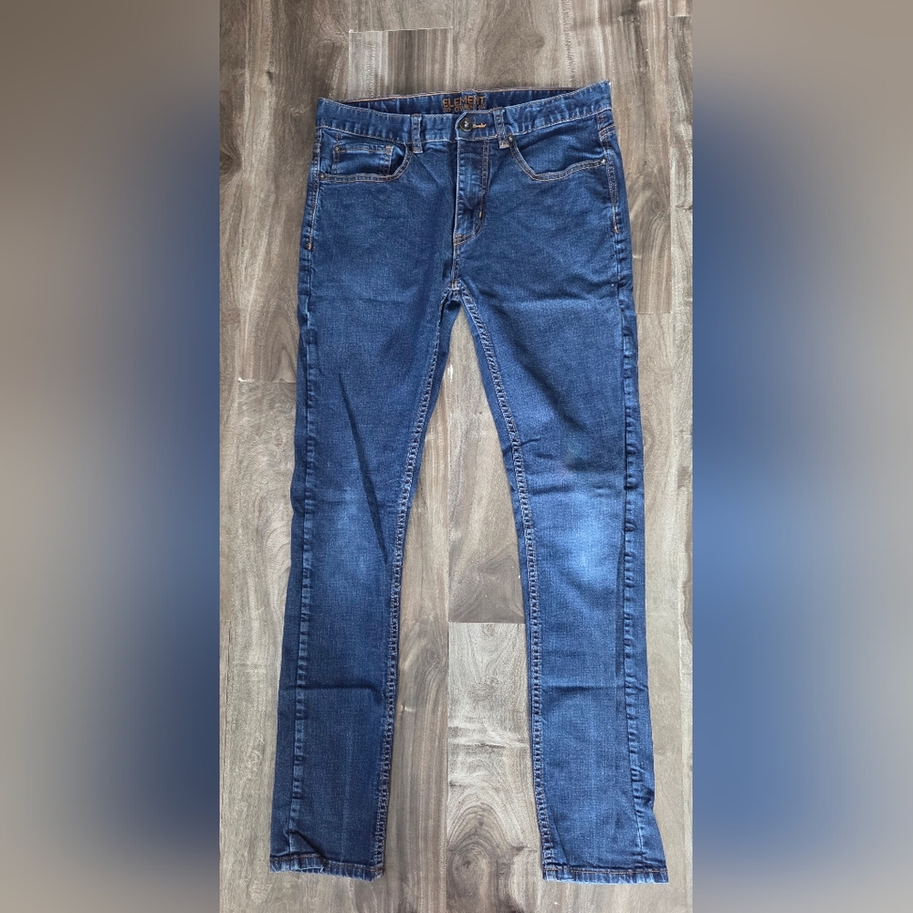 Element Blue Skinny Jeans for Men
